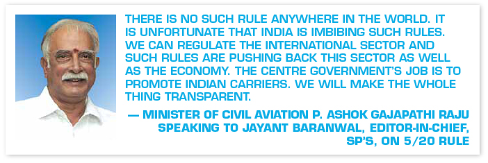 Minister of Civil Aviation P. Ashok Gajapathi Raju